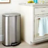 45L D Shape Step Trash Can - Brightroom™ 1 45L D Shape Step Trash Can - Brightroom™ -Brightroom GUEST a16278a2 7dc2 4fa1 8a36 8bcf9c5c0f7f