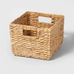 Woven Water Hyacinth Milk Crate - Brightroom™ -Brightroom GUEST b47e9f1f 9abc 4e53 8d65 1598e2c083d3