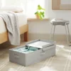 Underbed Fabric Bin With Lid Light Gray - Brightroom™ -Brightroom GUEST cc05beff 8cf3 4497 8dea dbe9a57a8f0f