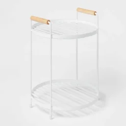 Round Vanity Organizer With Wood Handles - Brightroom™ -Brightroom GUEST f2434174 7b6c 4774 aa32 39b1c1176e31